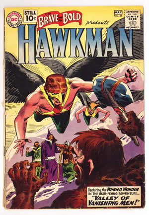 The Brave and the Bold Vol 1 35 FR (1.0) Cover Detached (1961)