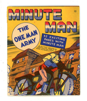 Minute Man [Mighty Midget Comic] 12 VF- (7.5) (1943) 