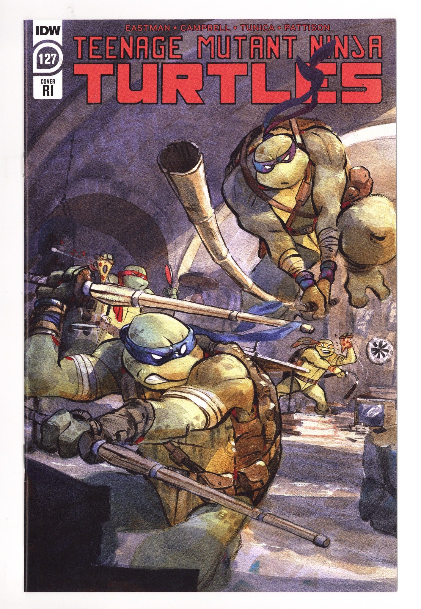 Teenage Mutant Ninja Turtles Vol 5 127  NM (9.4)   (2022) Cullum     Incentive Variant  