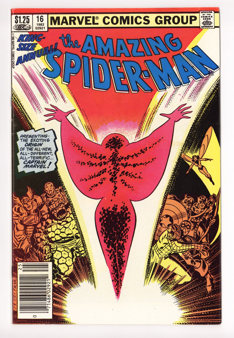 The Amazing Spider-Man Annual Vol 1 16 FN/VF (7.0) (1982) Canadian Price Variant 