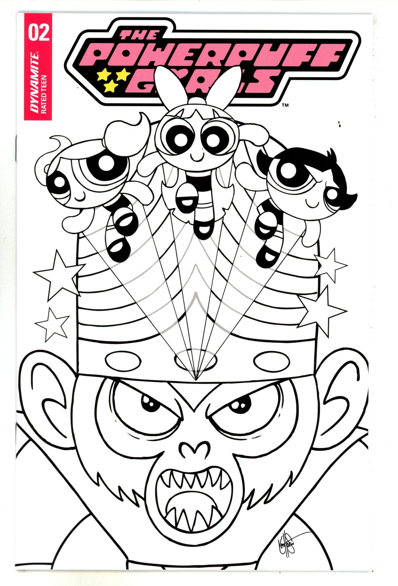 Powerpuff Girls 2 Haeser Line Art Incentive Variant (2024)
