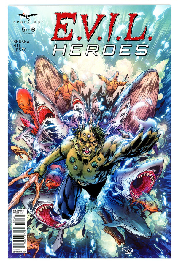 E.V.I.L. Heroes 5 High Grade (2017) Richardson Variant