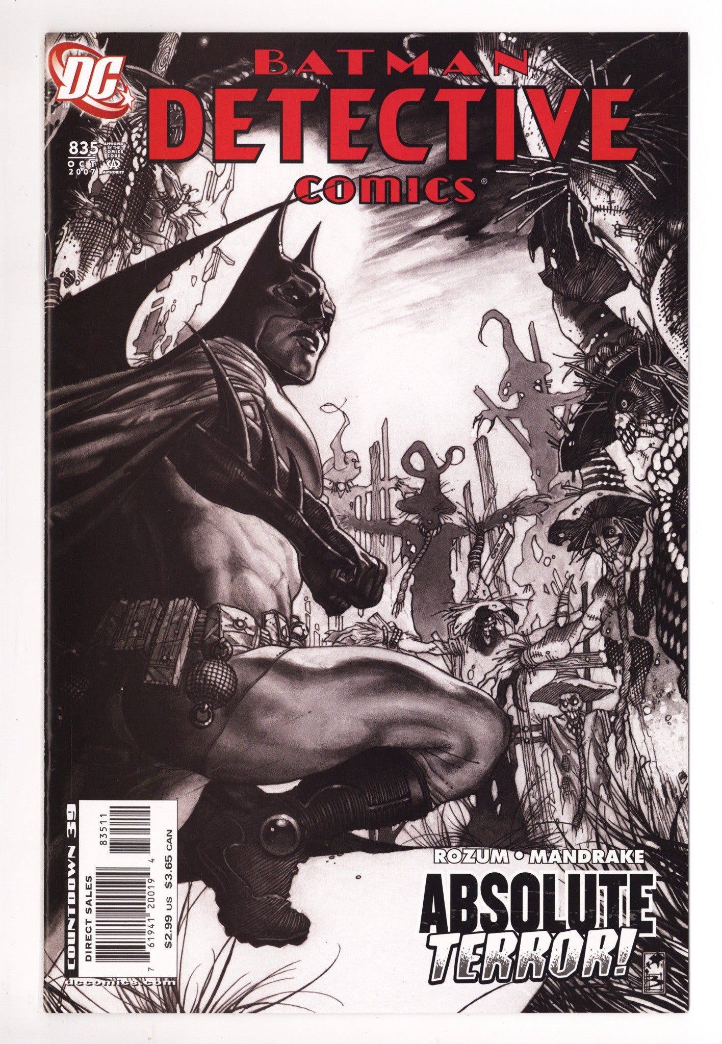 Detective Comics Vol 1 835 High Grade (2007) 