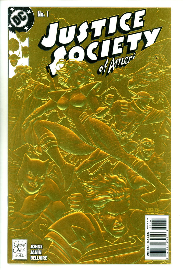 Justice Society of America Vol 4 1 High Grade (2023) Quinones Foil Variant
