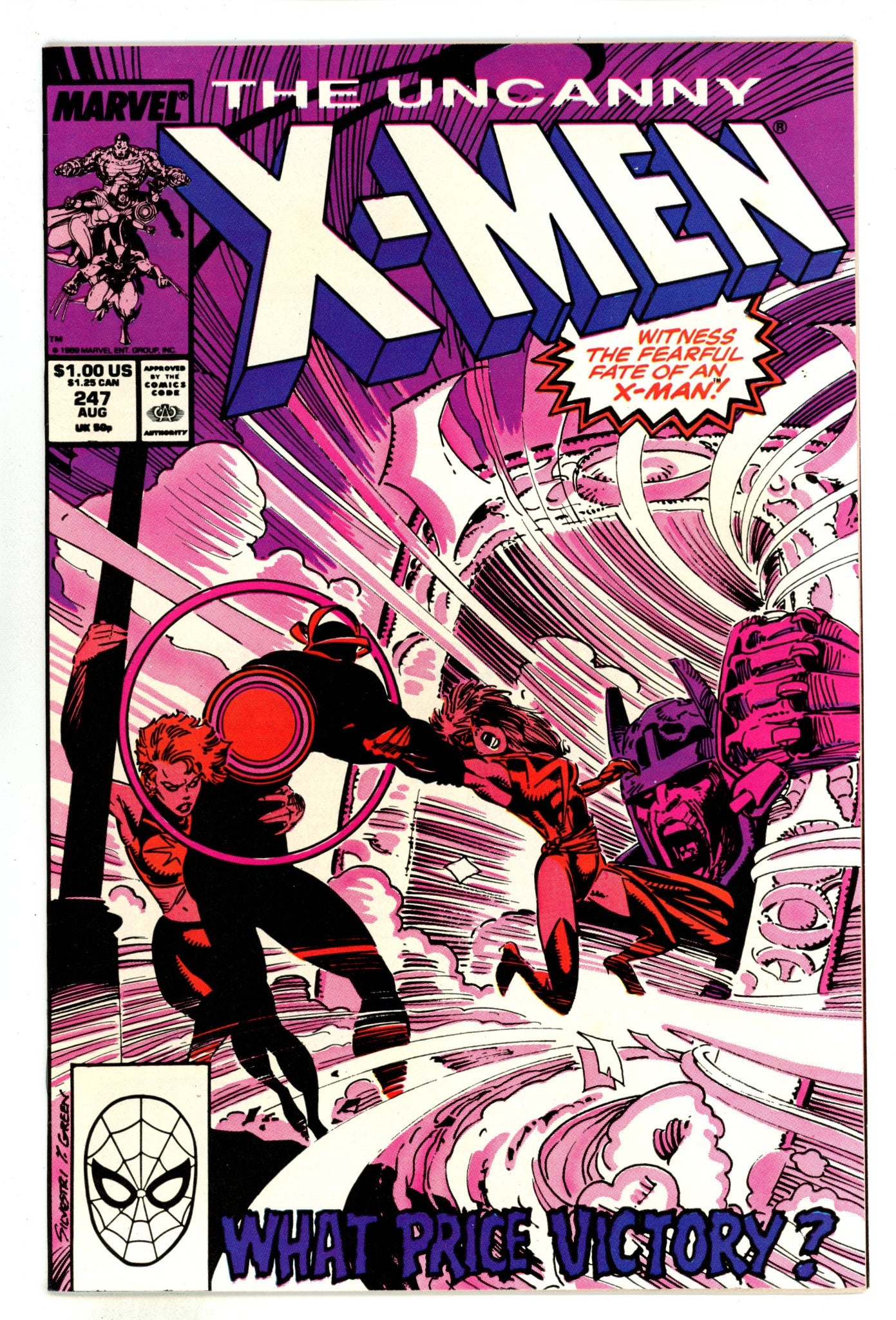 The Uncanny X-Men Vol 1 247 High Grade (1989) 