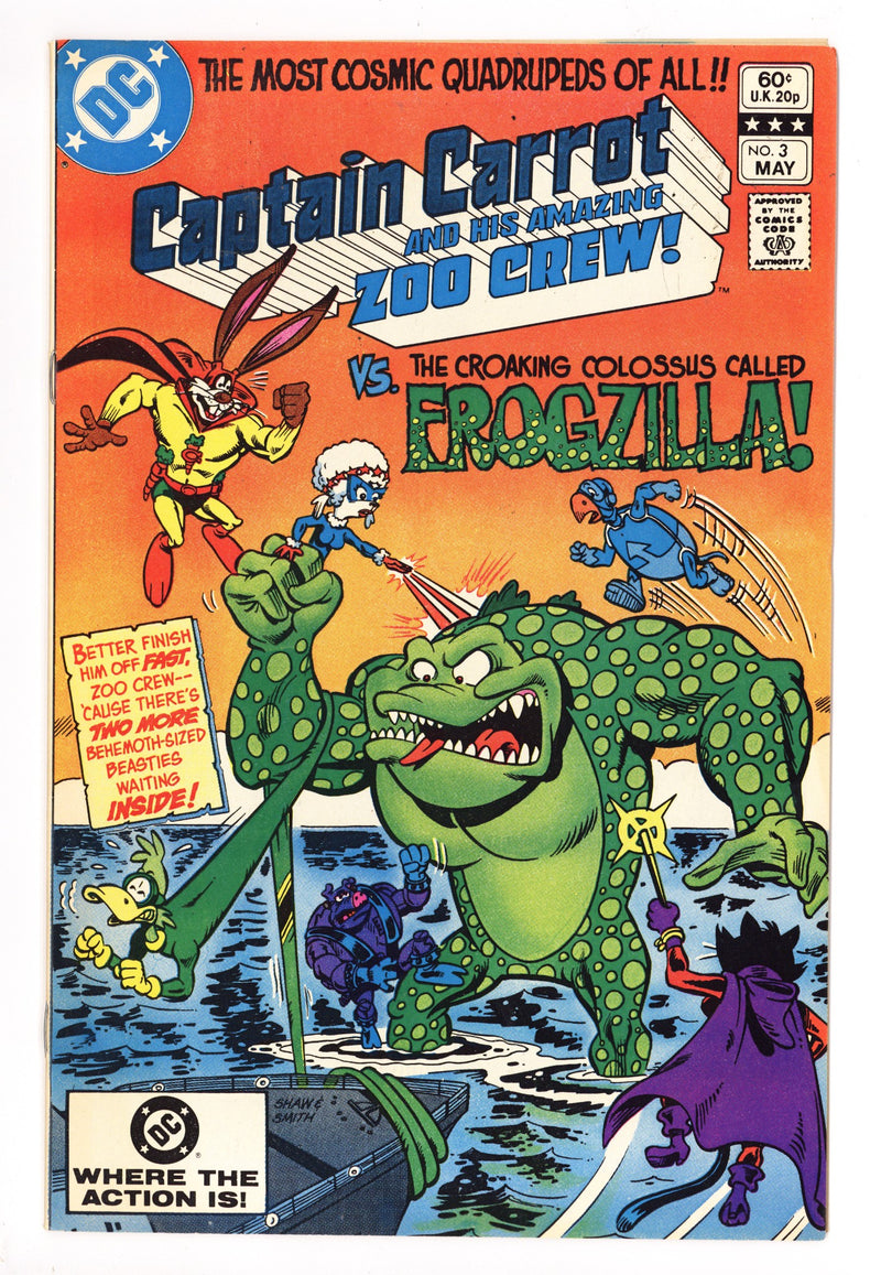 Captain Carrot and His Amazing Zoo Crew! 3 Mid Grade (1982) 