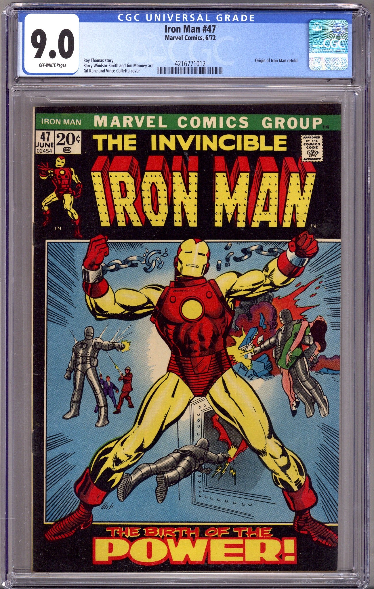 Iron Man Vol 1 47 CGC 9.0 (VF/NM) (1972) 