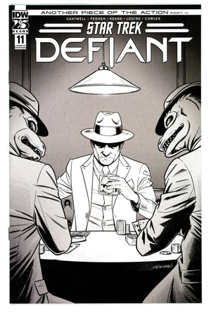 Star Trek Defiant 11 Feehan B&W Incentive Variant VF/NM (2024)