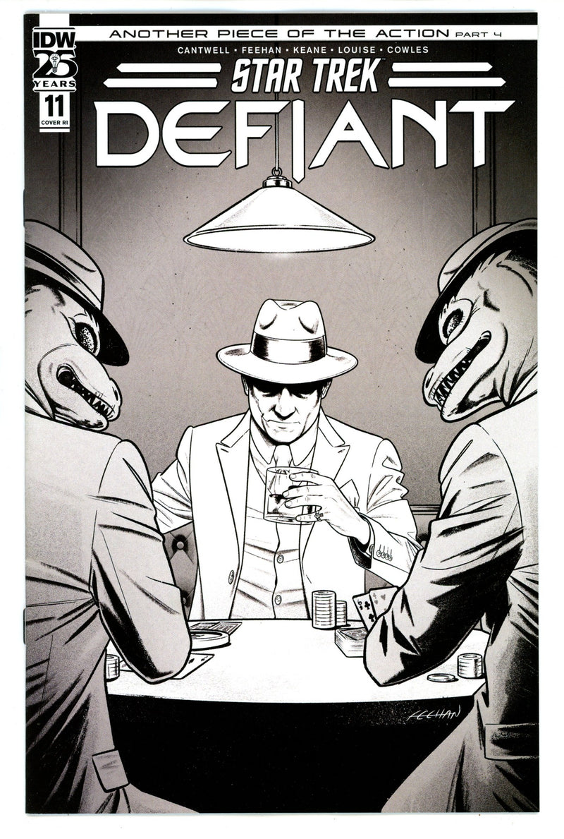 Star Trek Defiant 11 Feehan B&W Incentive Variant VF/NM (2024)