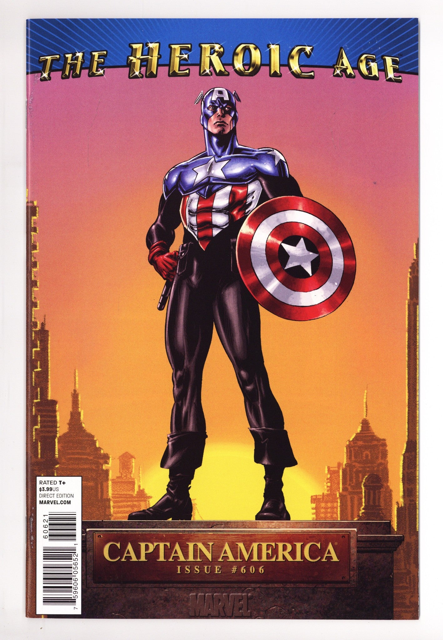 Captain America Vol 5 606 High Grade (2010) Perkins Variant 