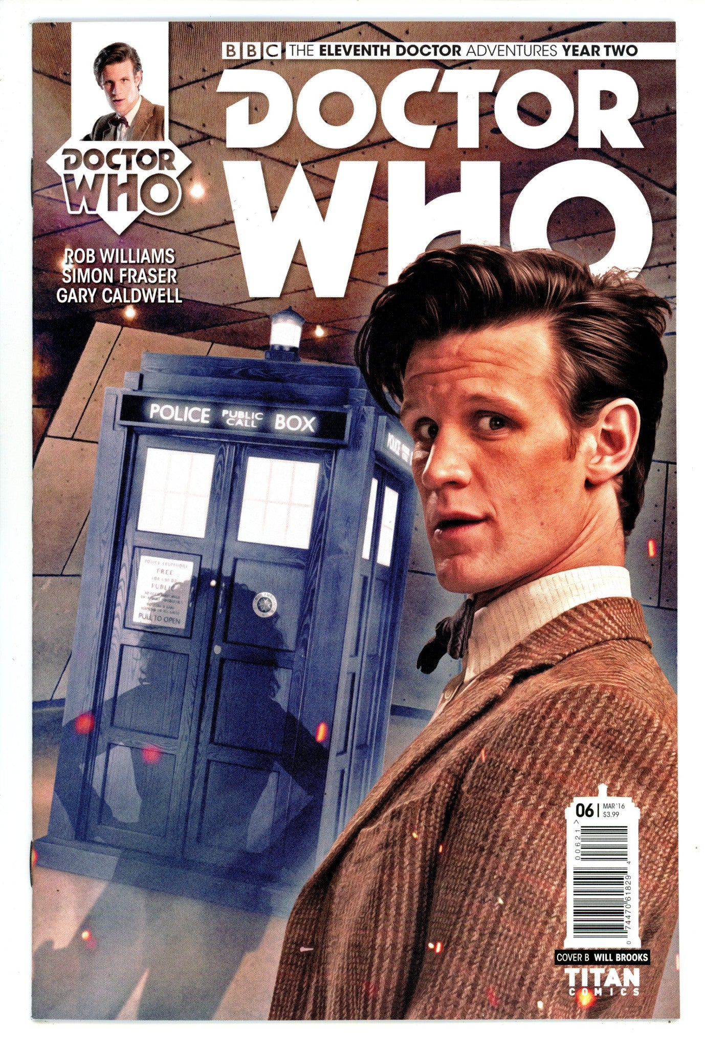 Doctor Who: The Eleventh Doctor, Year Two 6 High Grade (2016) Photo Variant 