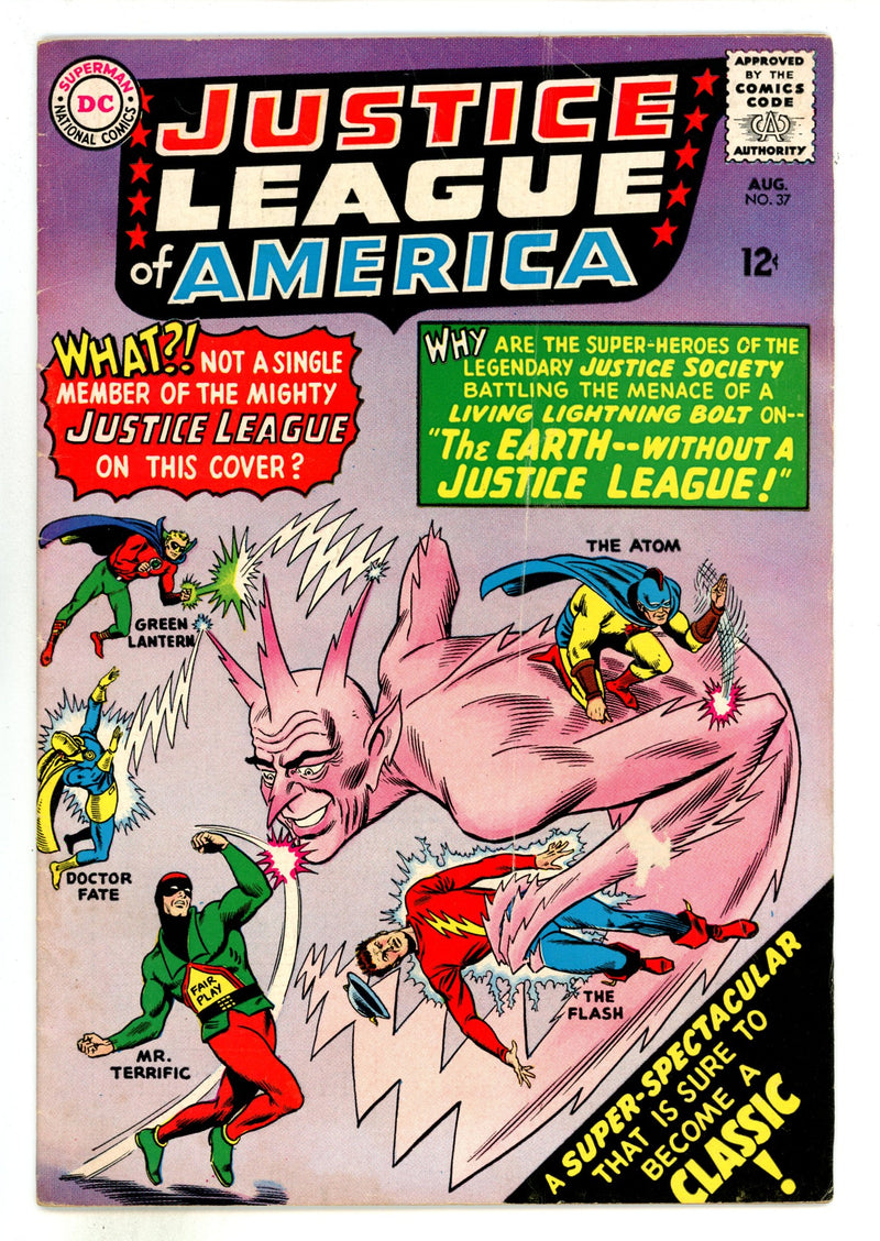 Justice League of America Vol 1 37 VG+ (4.5) (1965) 