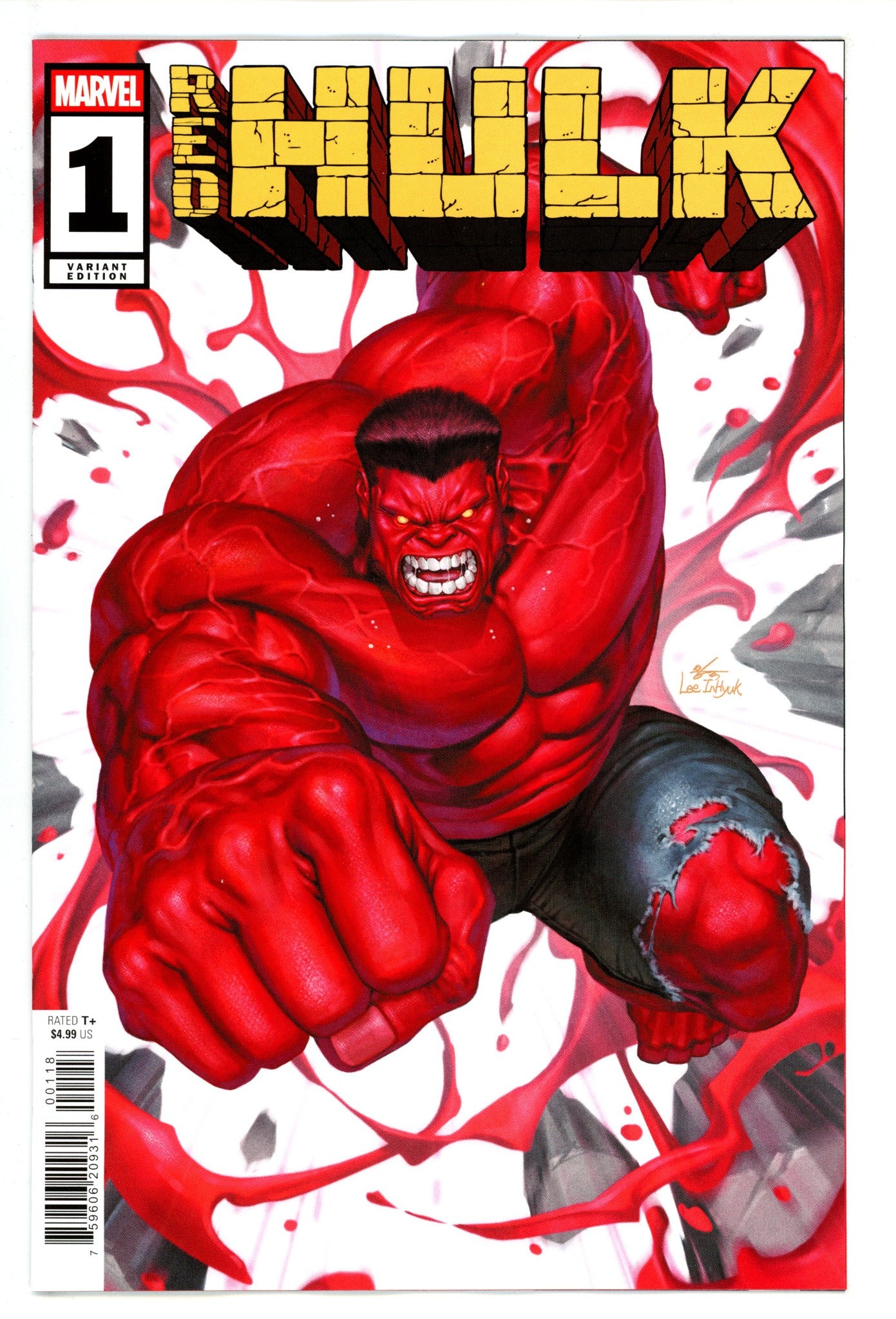 Red Hulk 1 Lee Incentive Variant NM (2025)