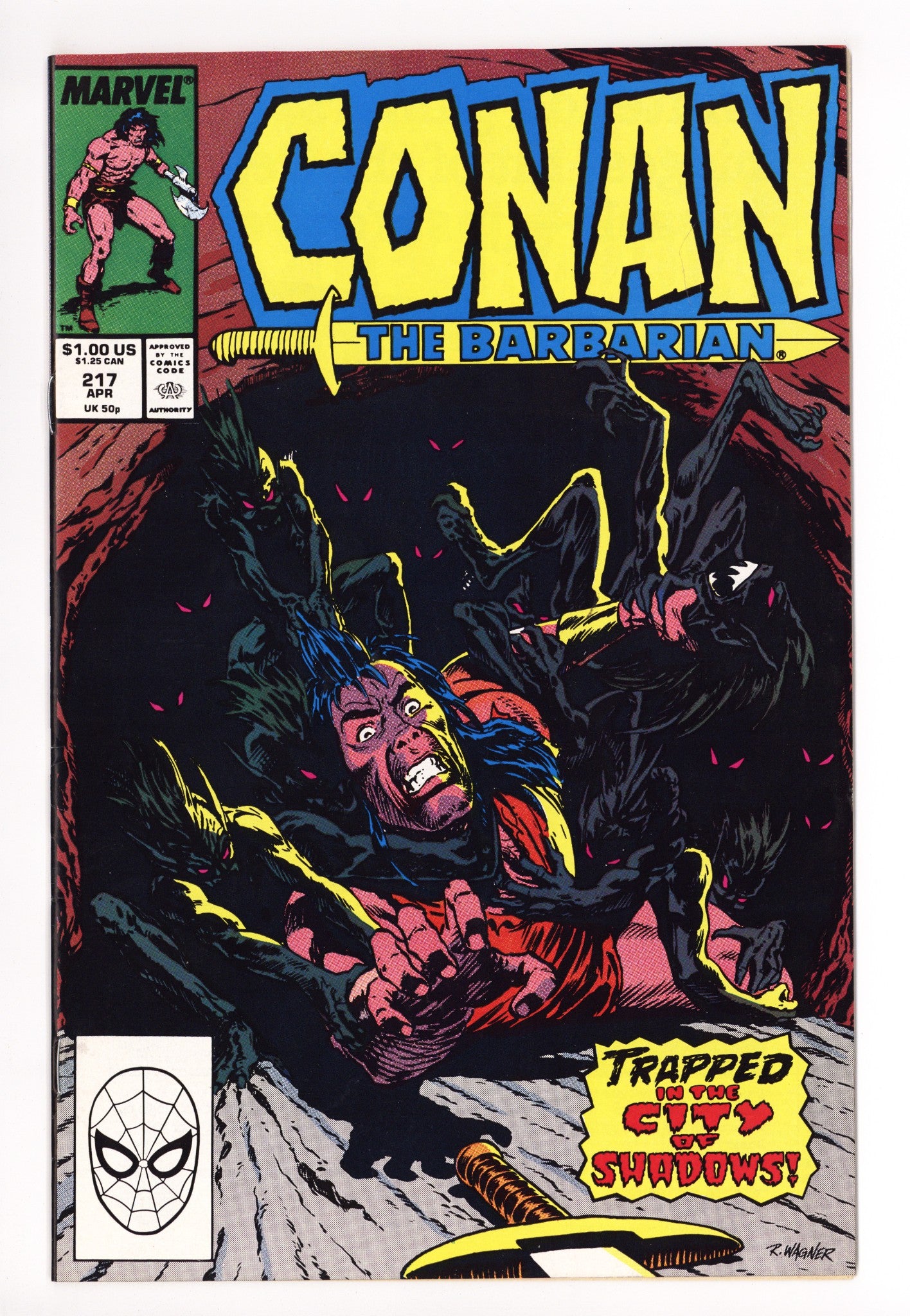 Conan the Barbarian Vol 1 217 Mid Grade (1989) 