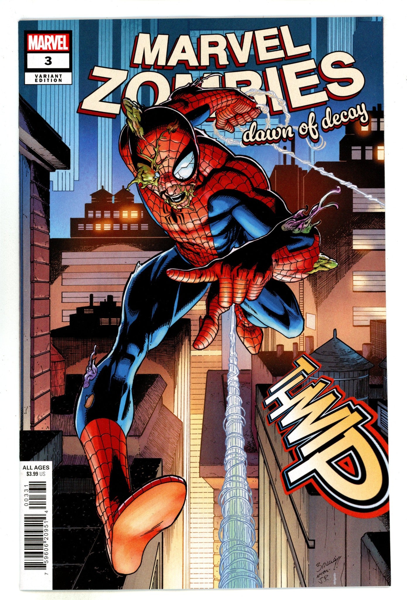 Marvel Zombies: Dawn Of Decay 3 Bagley Homage Variant (2024)