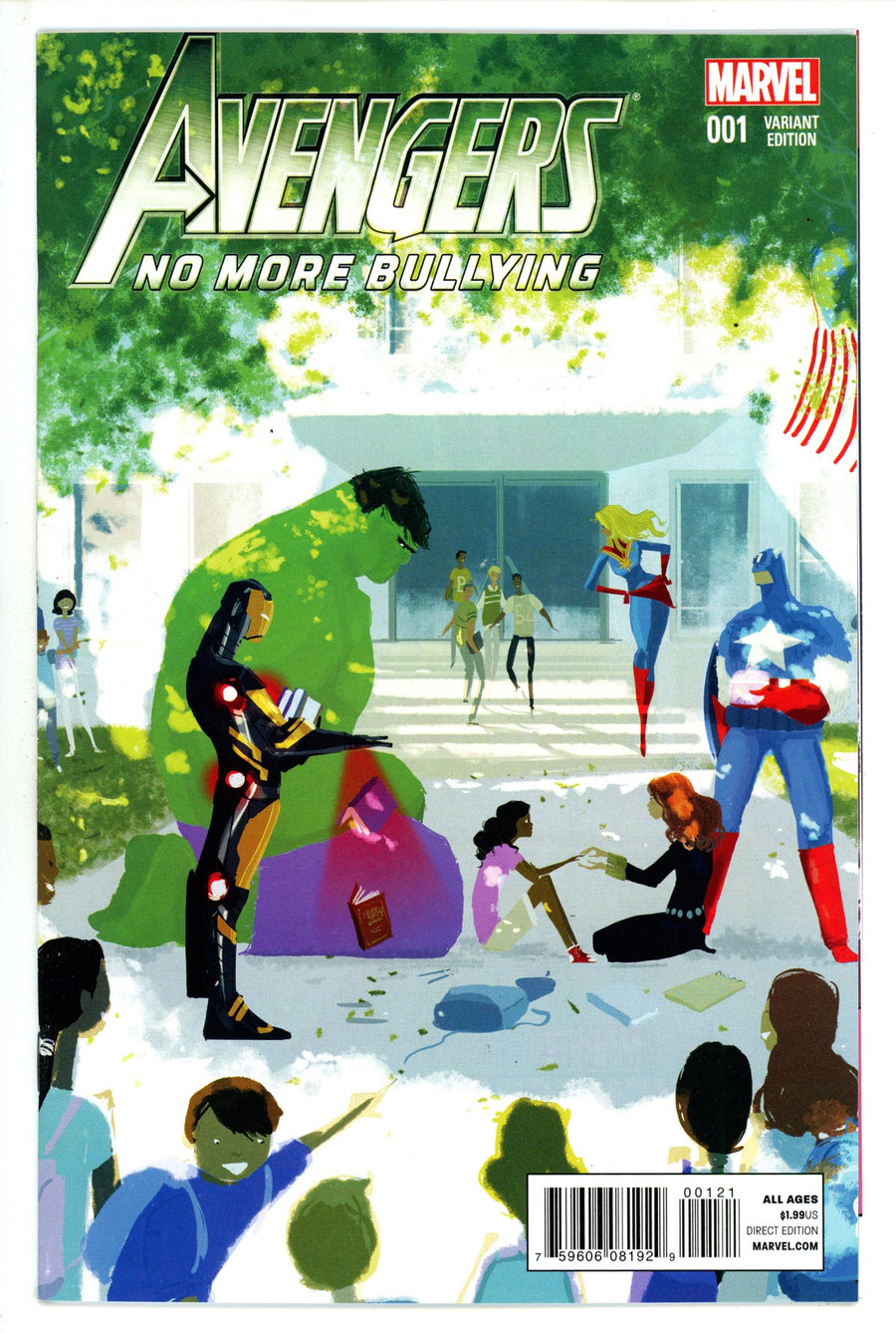 Avengers: No More Bullying 1 High Grade (2015) Campion Variant 