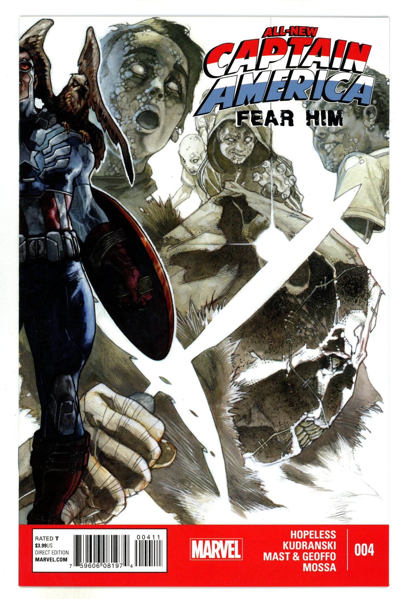 All-New Captain America: Fear Him 4 High Grade (2015) 