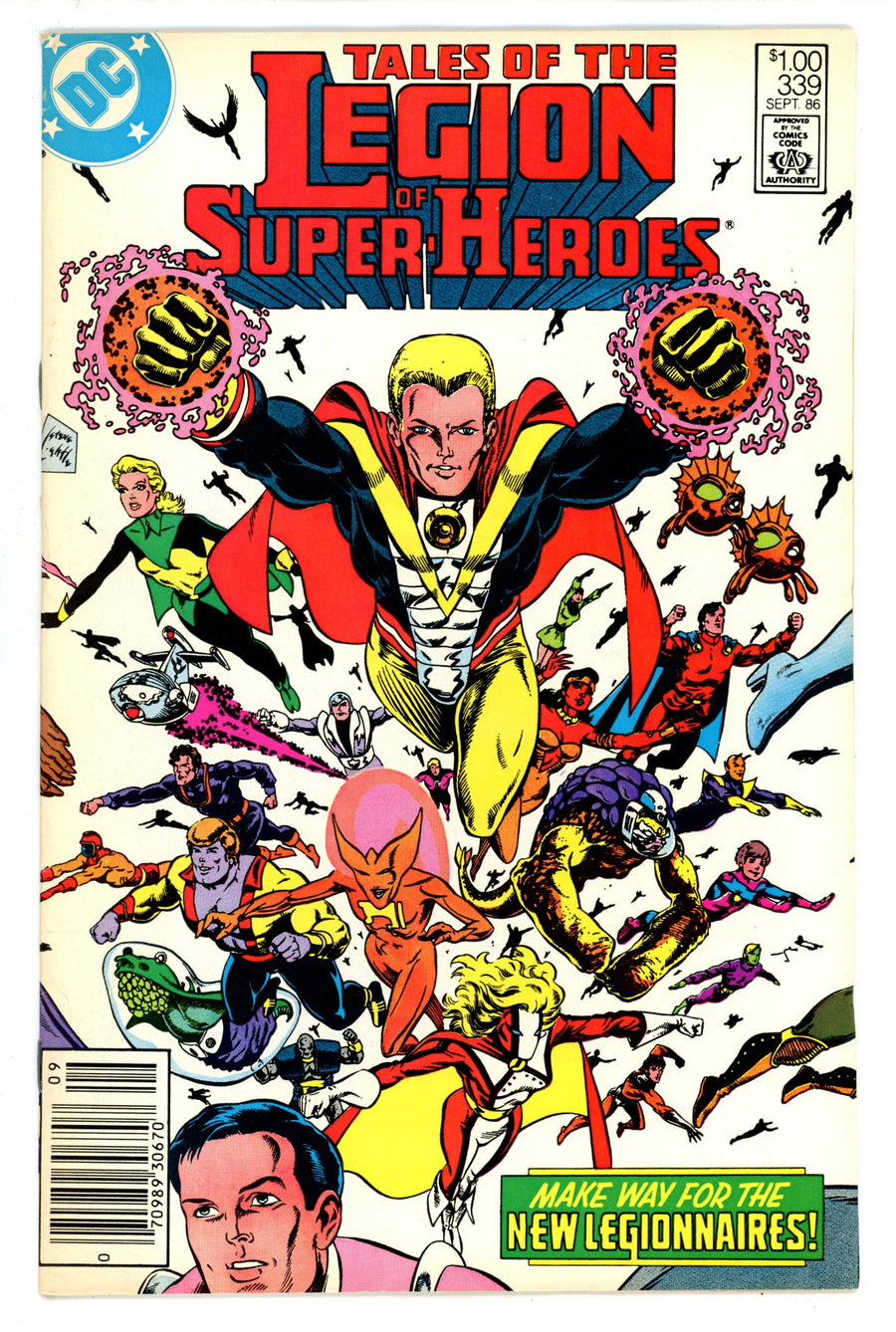 Tales of the Legion of Super-Heroes 339 FN (6.0) (1986) Canadian Price Variant 