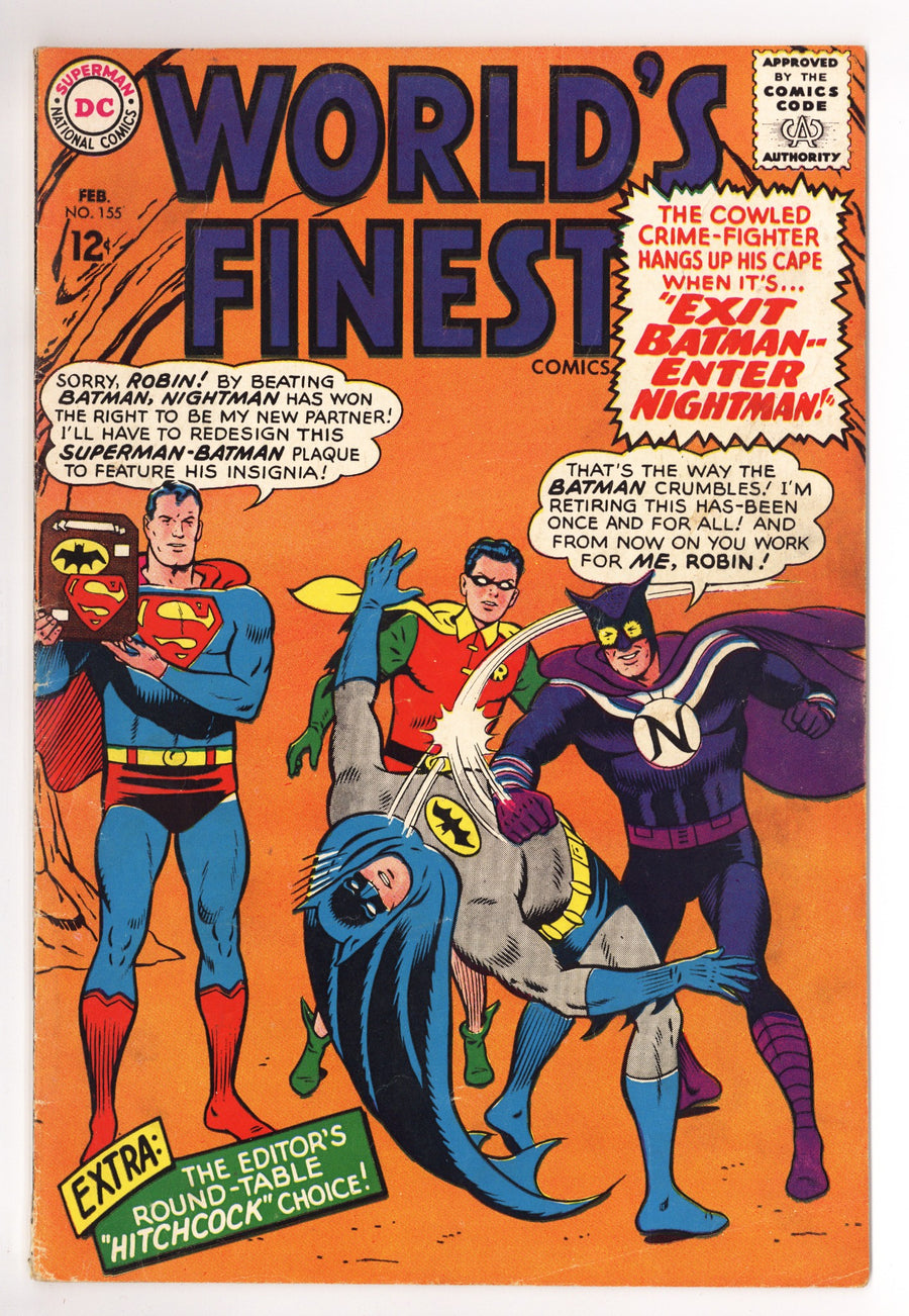 World's Finest Comics 155 GD/VG (3.0) (1966) 