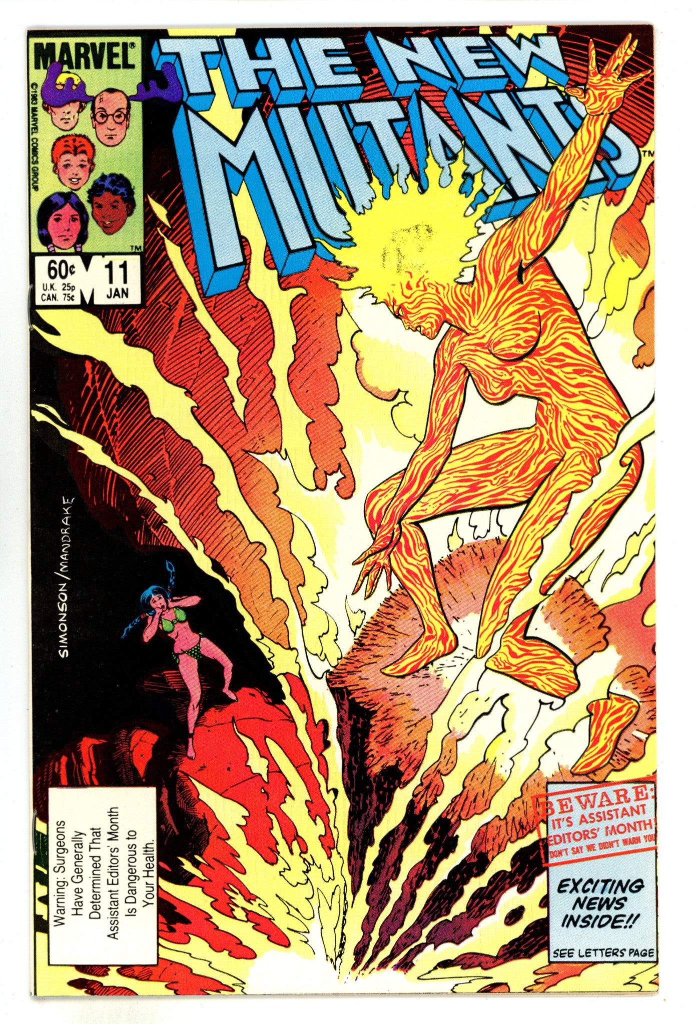 The New Mutants Vol 1 11  High Grade  (1984)  