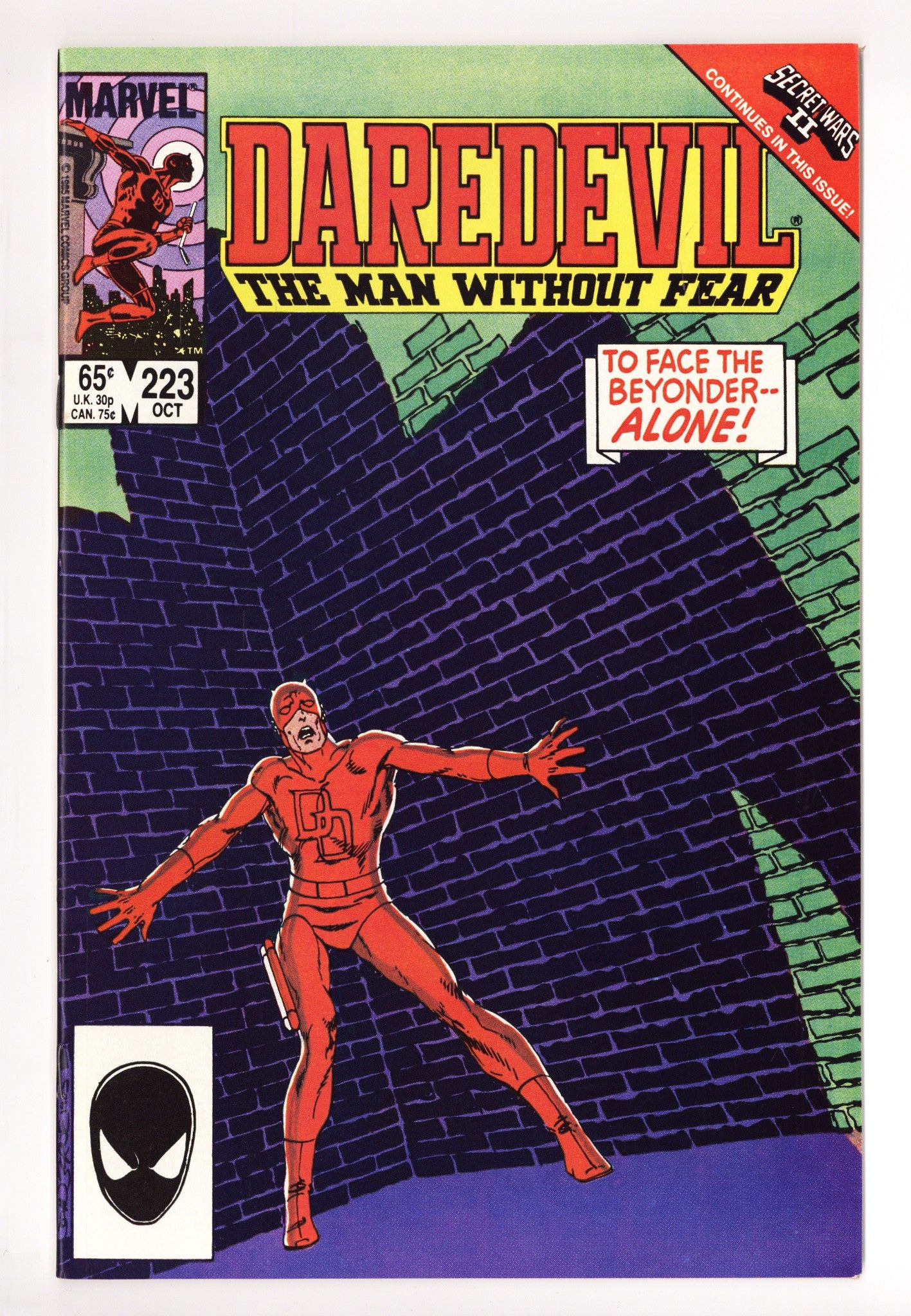Daredevil Vol 1 223 High Grade (1985) 