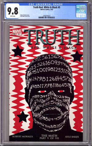 Truth: Red, White & Black 5 CGC 9.8 (NM/M) (2003)