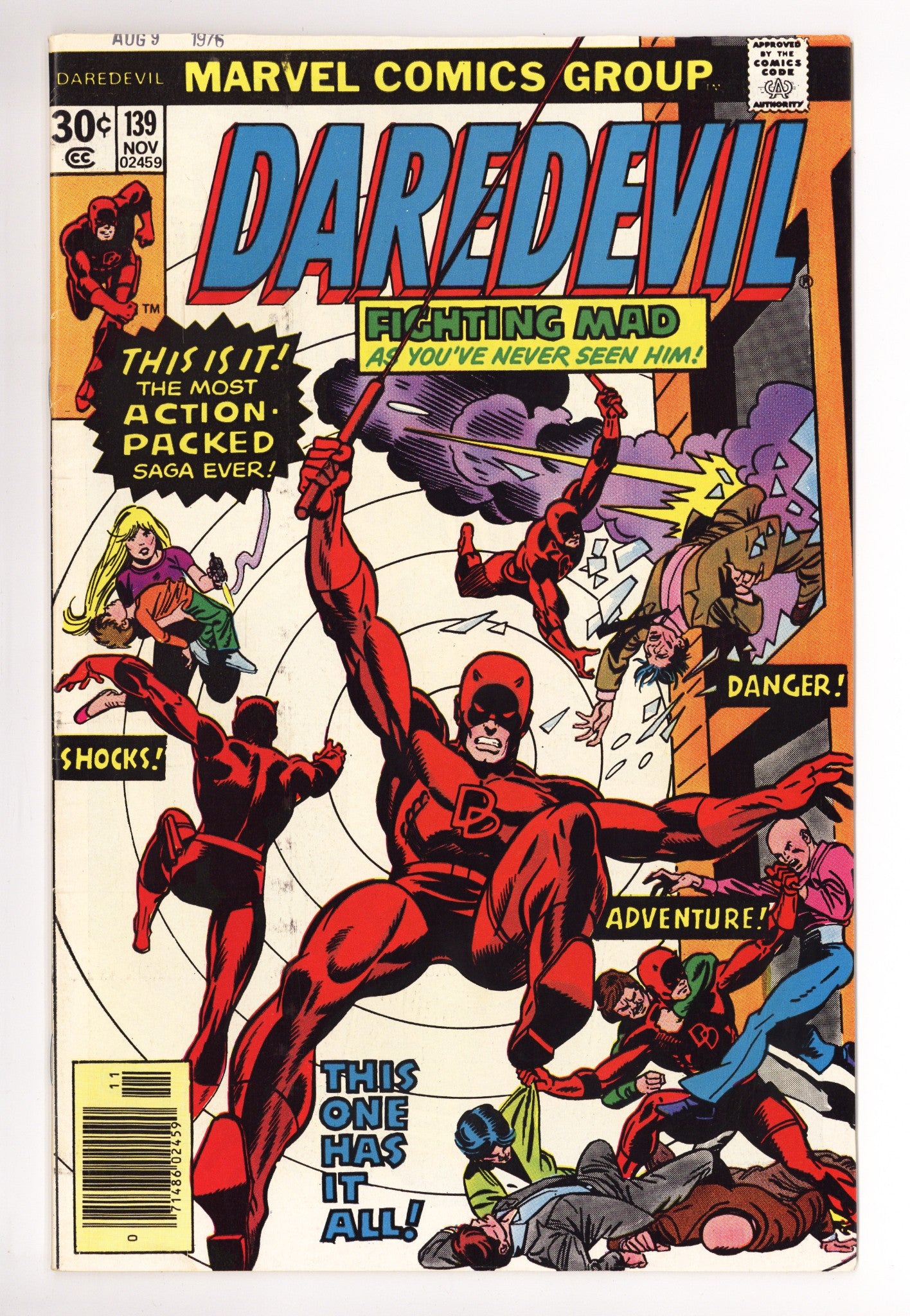 Daredevil Vol 1 139 FN+ (6.5) (1976) 