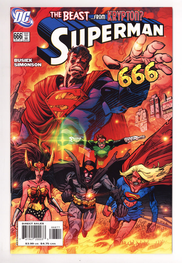 Superman Vol 1 666 High Grade (2007)