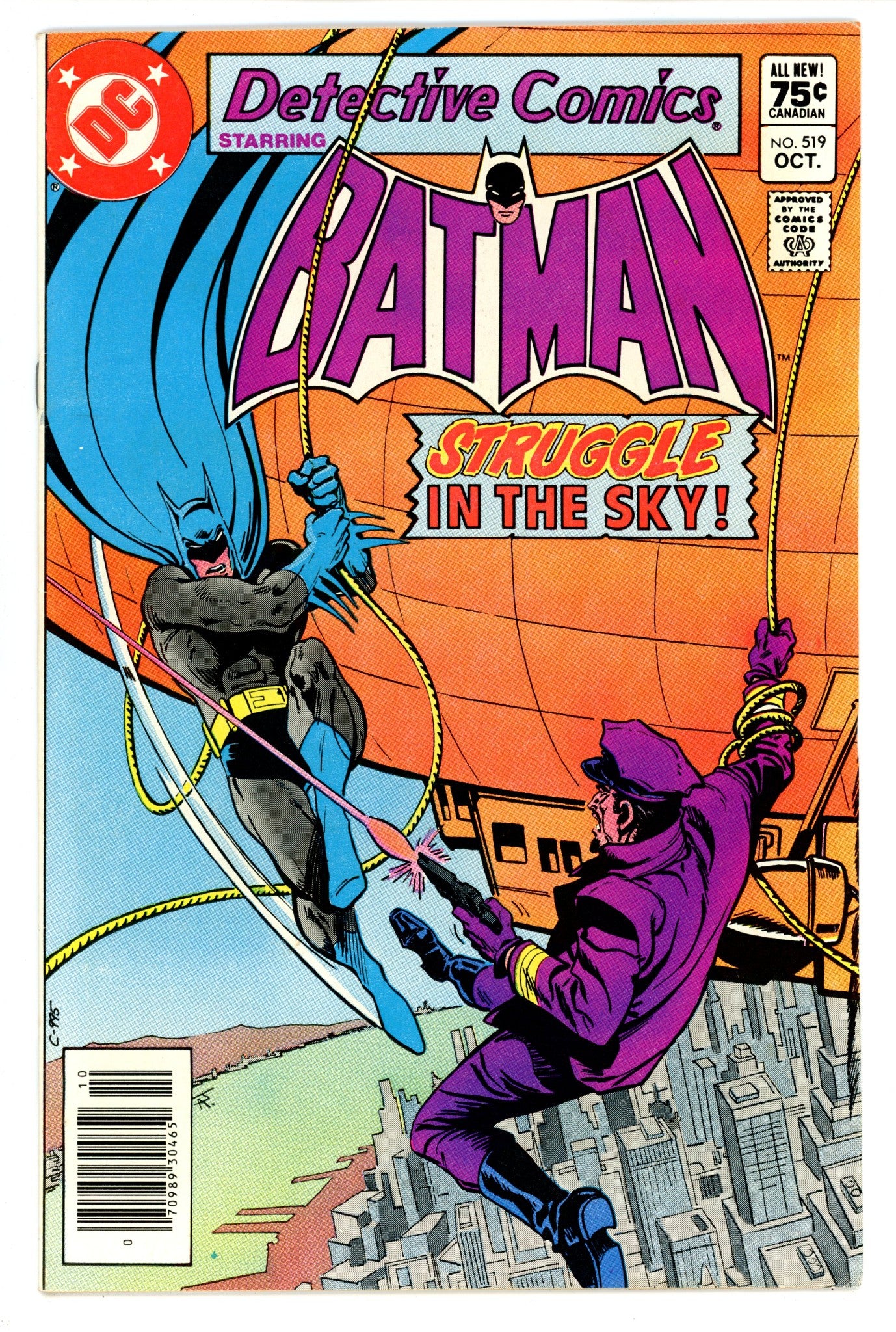 Detective Comics Vol 1 519 VF- (7.5) (1982) Canadian Price Variant 