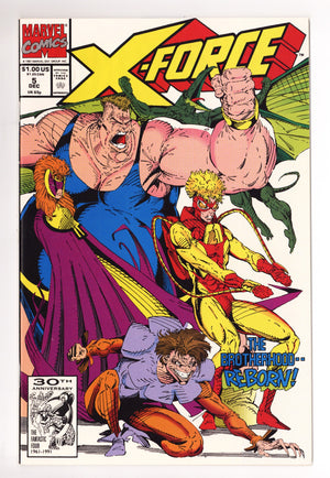 X-Force Vol 1 5 High Grade (1991)