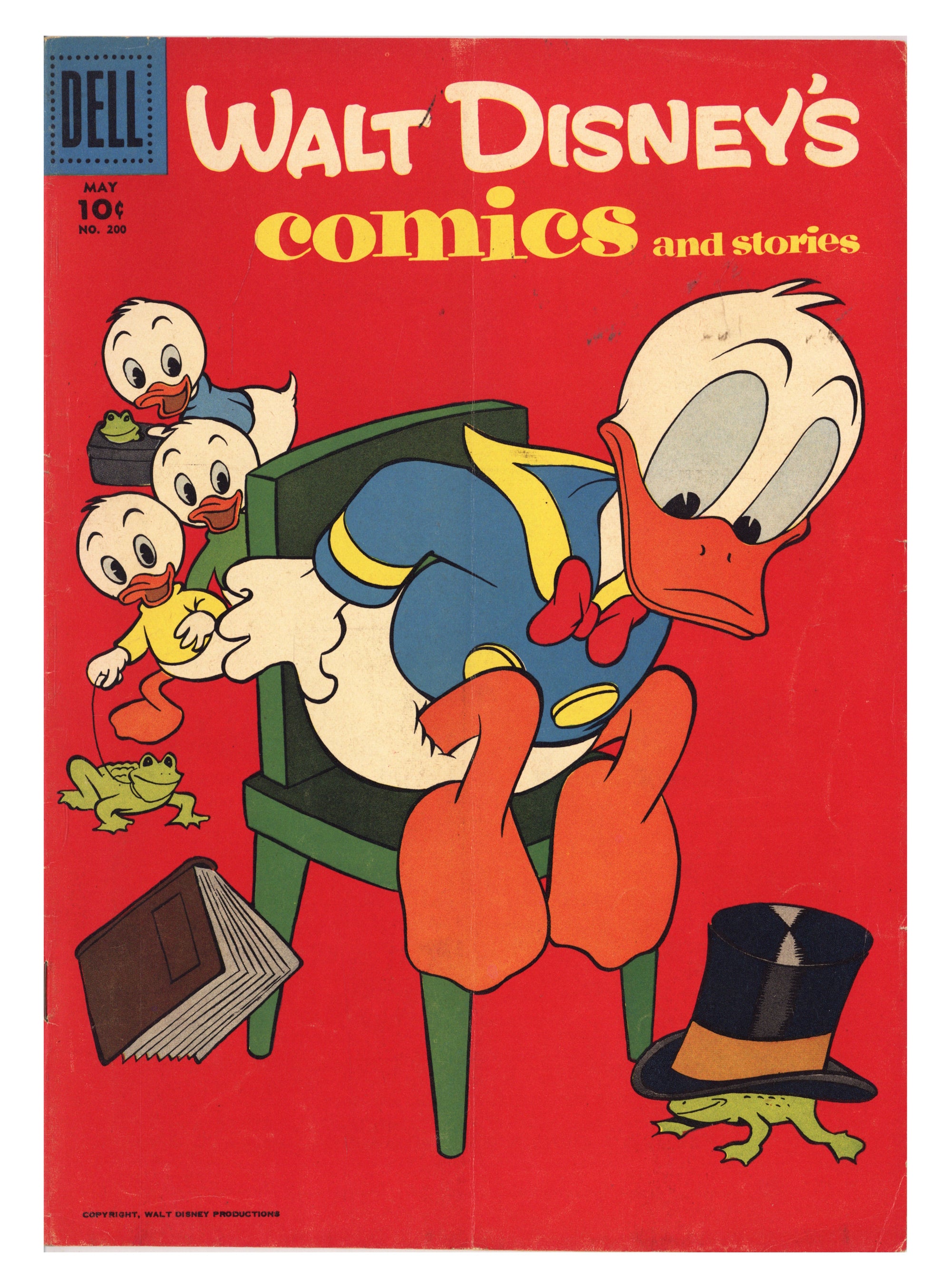 Walt Disney's Comics and Stories Vol 17 8 (200) VG (4.0) (1957) 