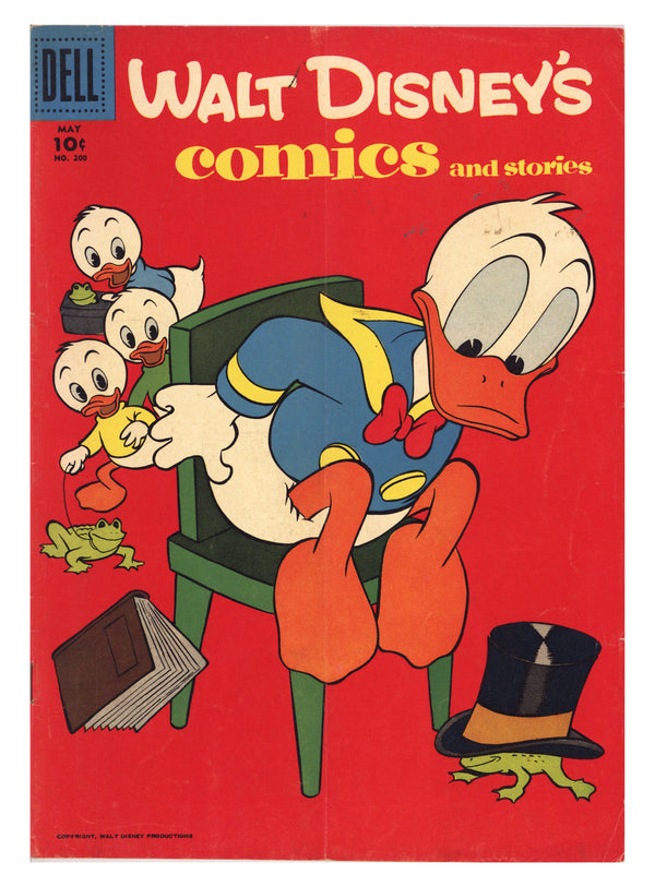 Walt Disney's Comics and Stories Vol 17 8 (200) VG (4.0) (1957)