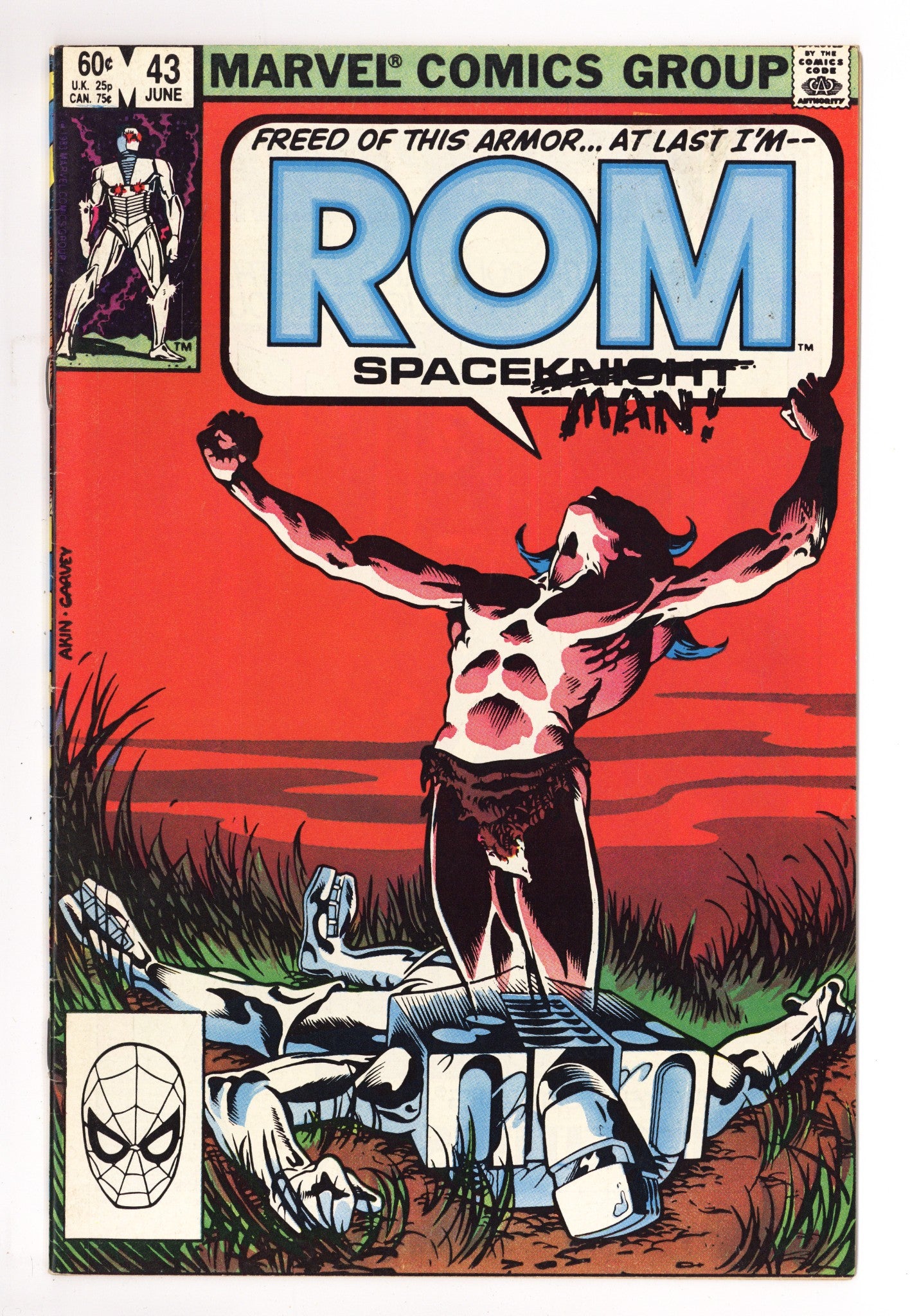 Rom Vol 1 43 Mid Grade (1983) 