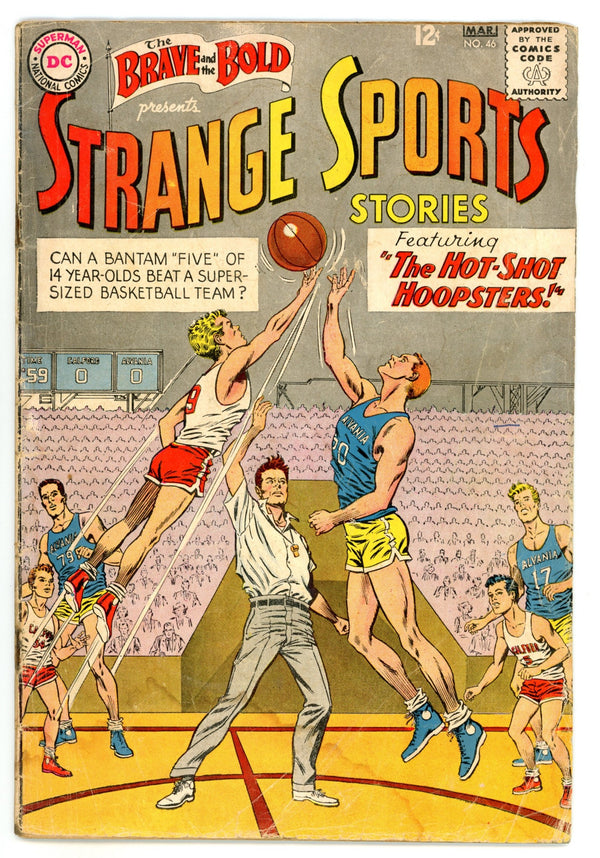 The Brave and the Bold Vol 1 46 GD/VG (3.0) Interior Cover Taped (1963)