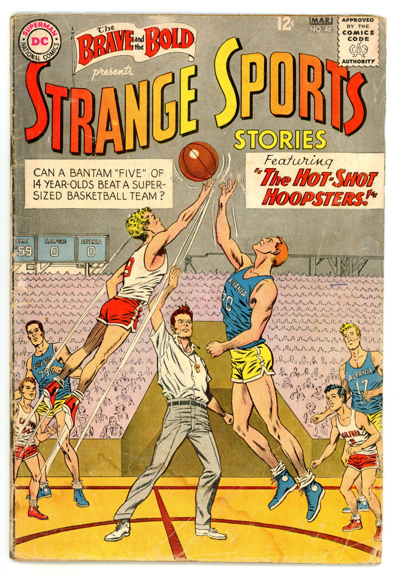 The Brave and the Bold Vol 1 46 GD/VG (3.0) Interior Cover Taped (1963) 