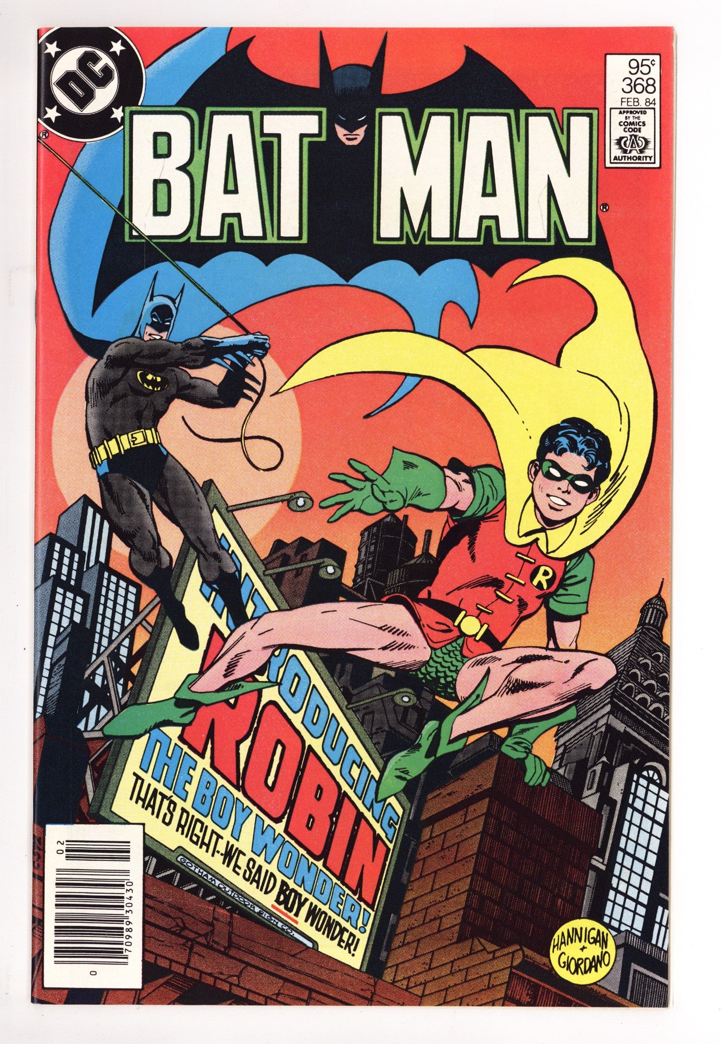Batman Vol 1 368 NM- (9.2) (1984) Canadian Price Variant 