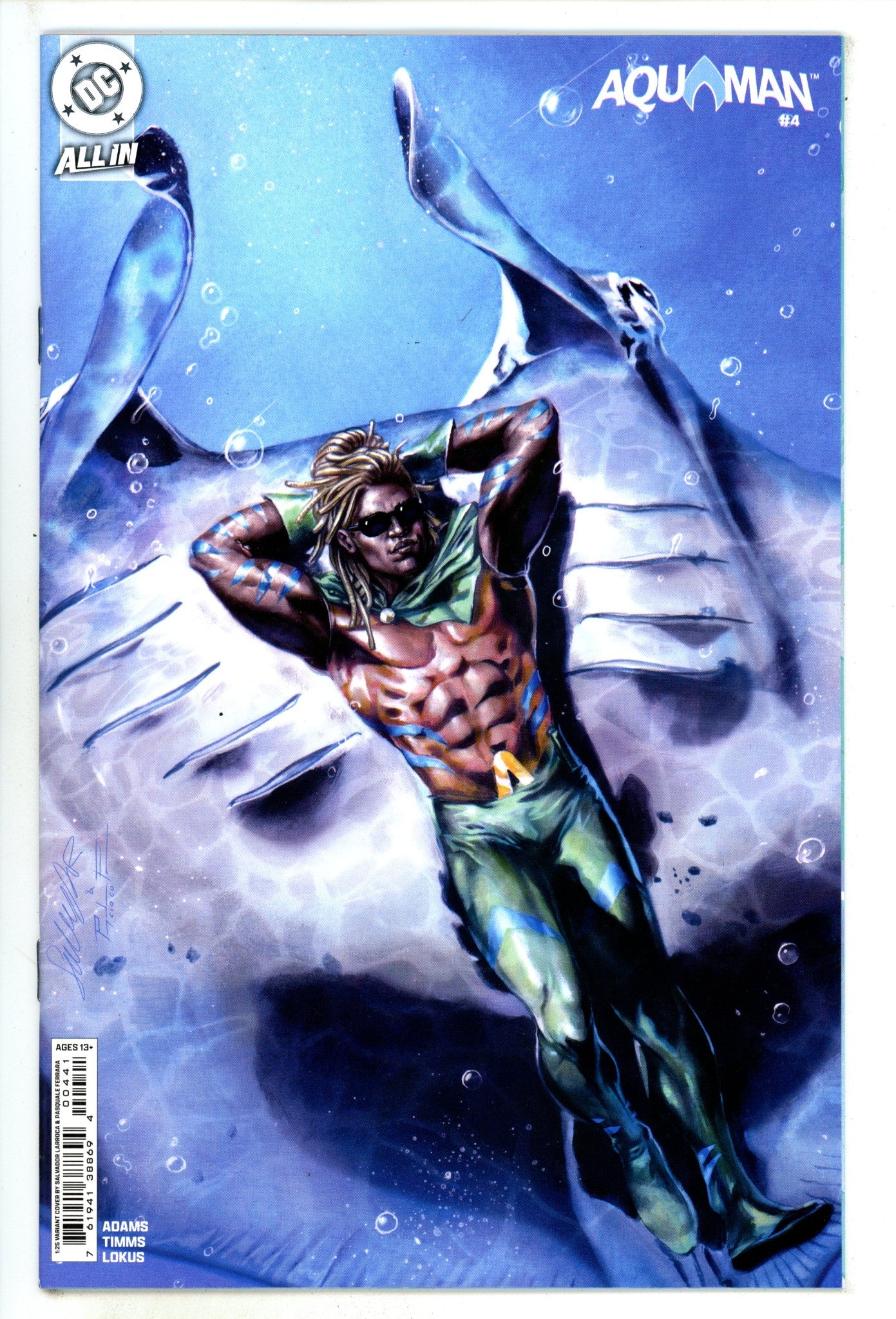Aquaman Vol 9 4 NM (9.4) (2025) Larroca Incentive Variant 