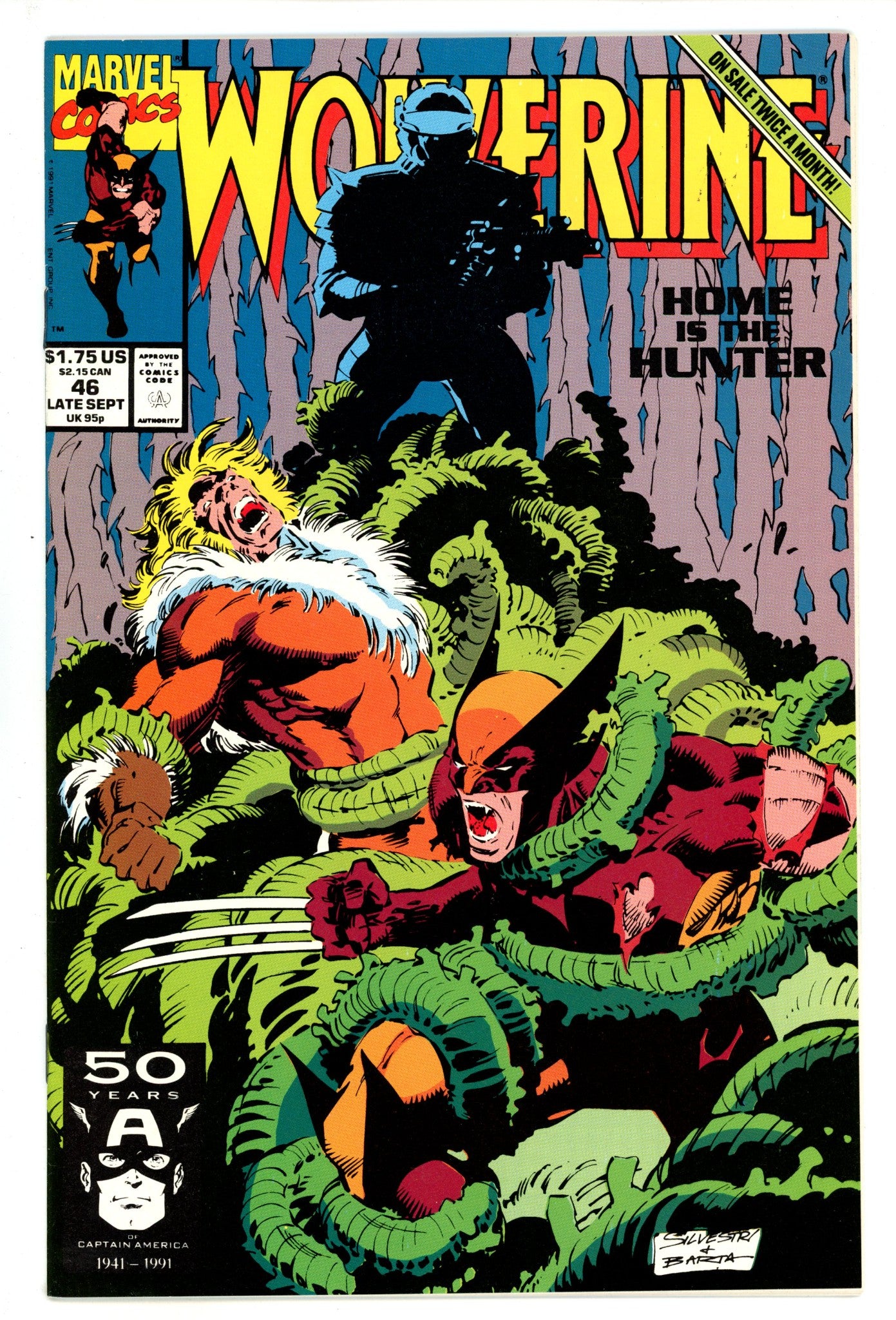 Wolverine Vol 2 46 NM- (9.2) (1991) 