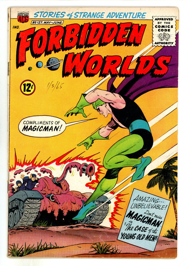Forbidden Worlds 127 VG+ (4.5) (1965)