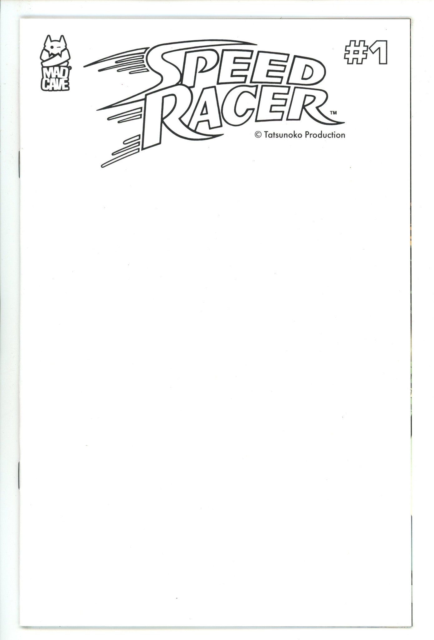 Speed Racer 1 Blank Variant (2025)