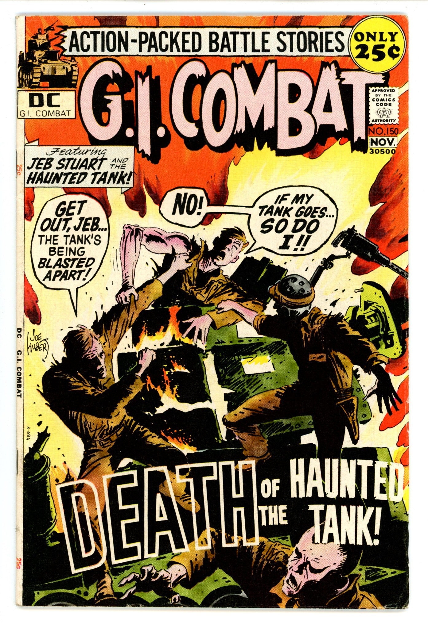 G.I. Combat Vol 1 150FN (6.0)(1971)