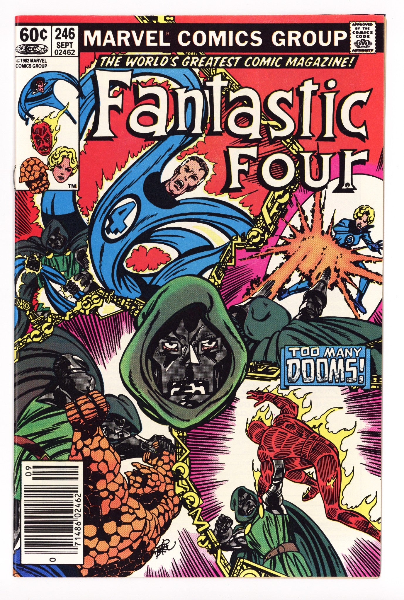 Fantastic Four Vol 1 246 Mid Grade (1982) Newsstand 