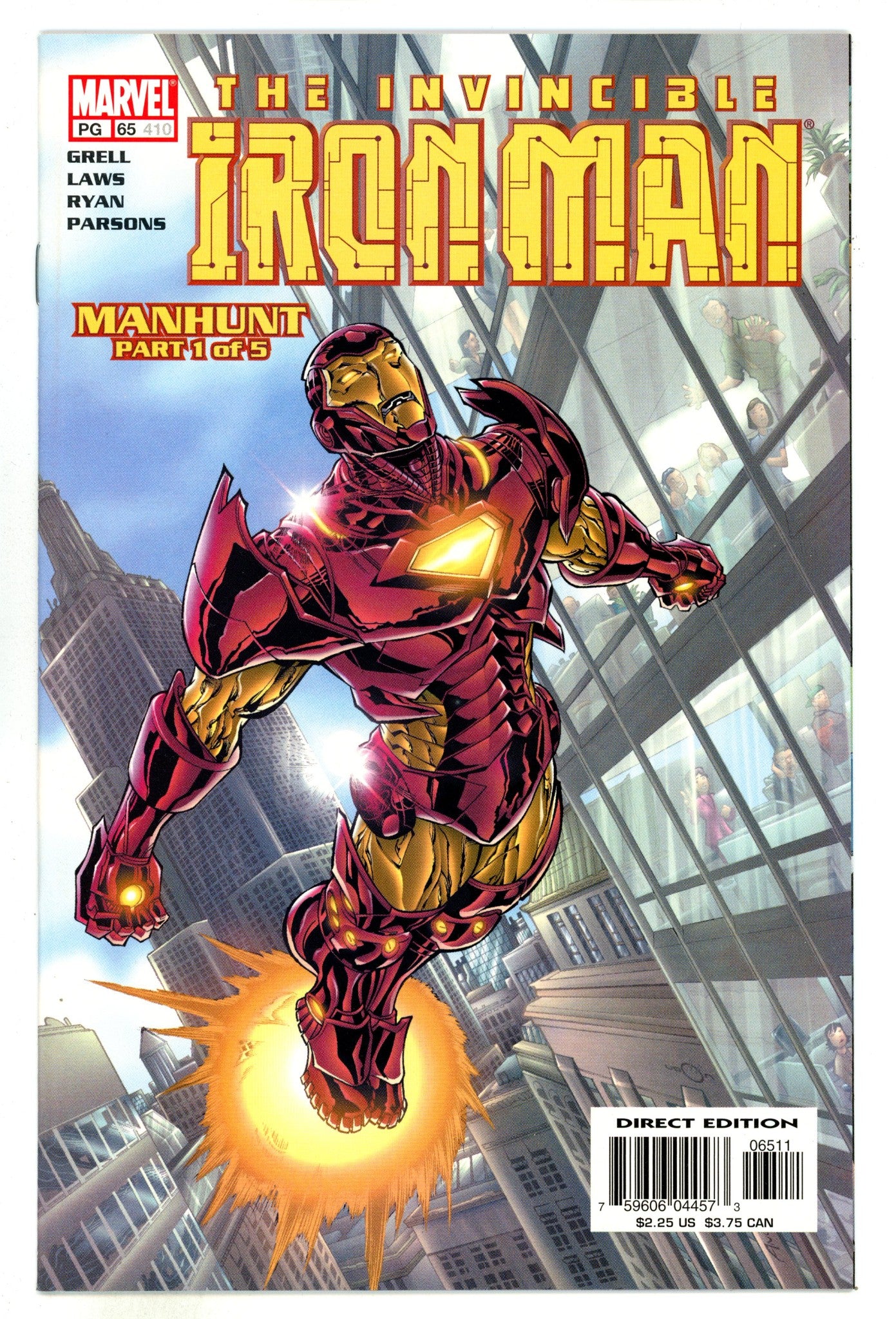 Iron Man Vol 3 65 (410) High Grade (2003) 