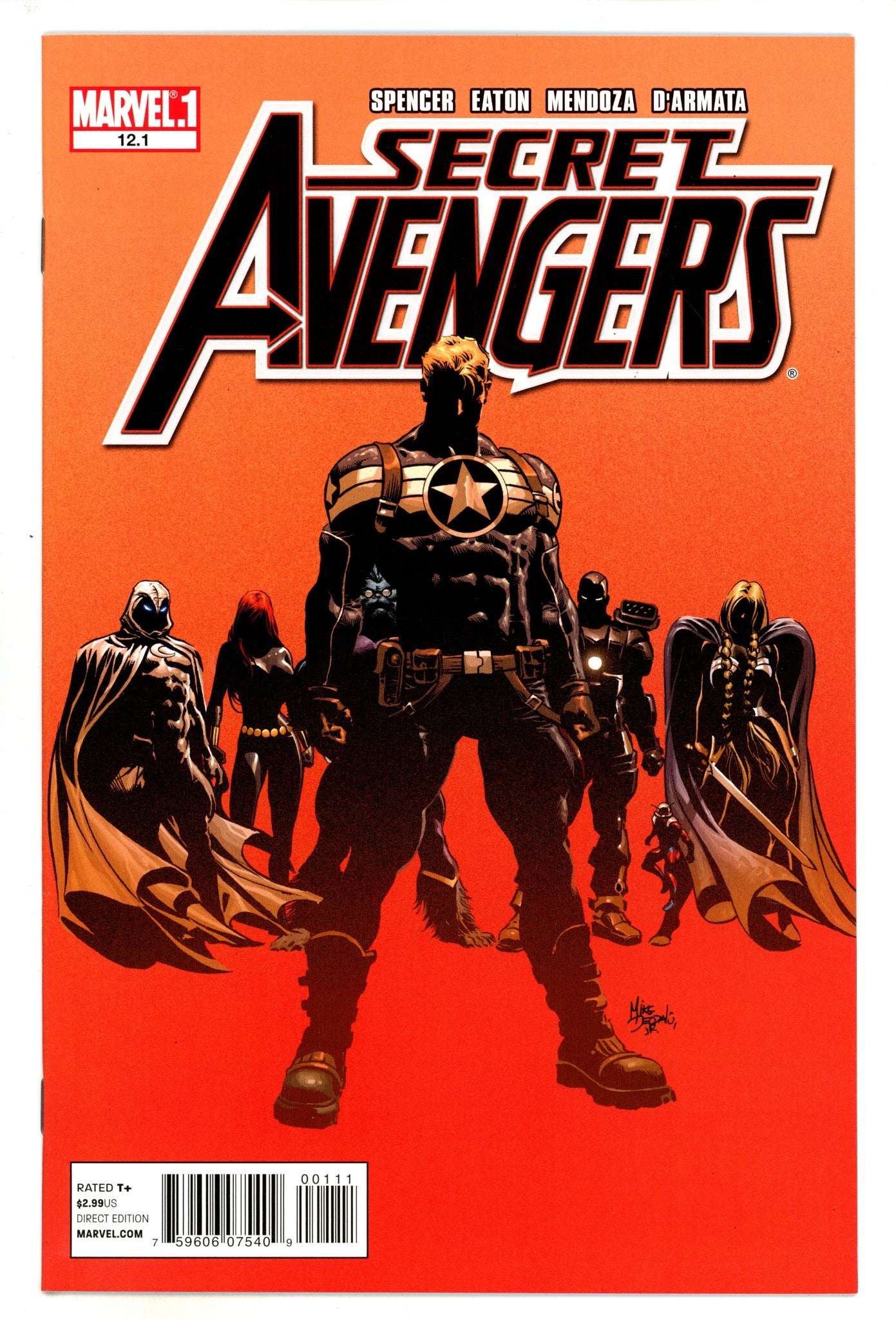 Secret Avengers Vol 1 12.1 High Grade (2011) 