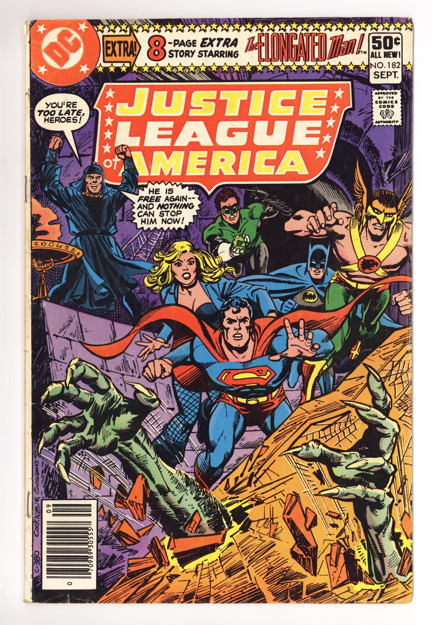 Justice League of America Vol 1 182 Very Low Grade (1980) 
