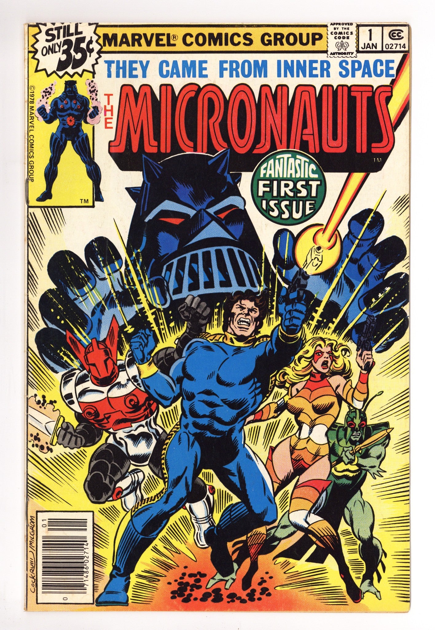 Micronauts Vol 1 1 VG+ (4.5) (1979) 