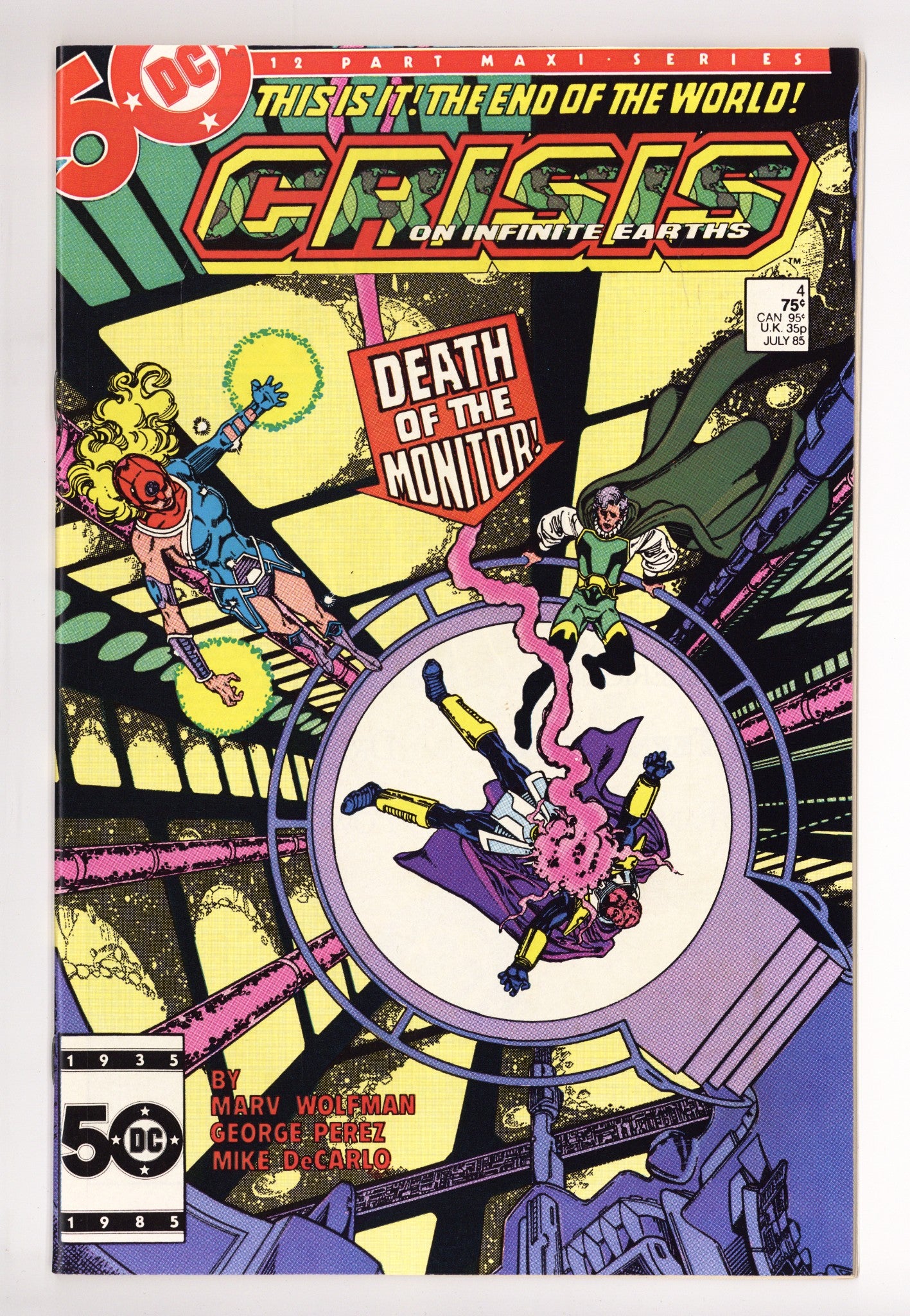 Crisis on Infinite Earths 4 VF/NM (9.0) (1985) 
