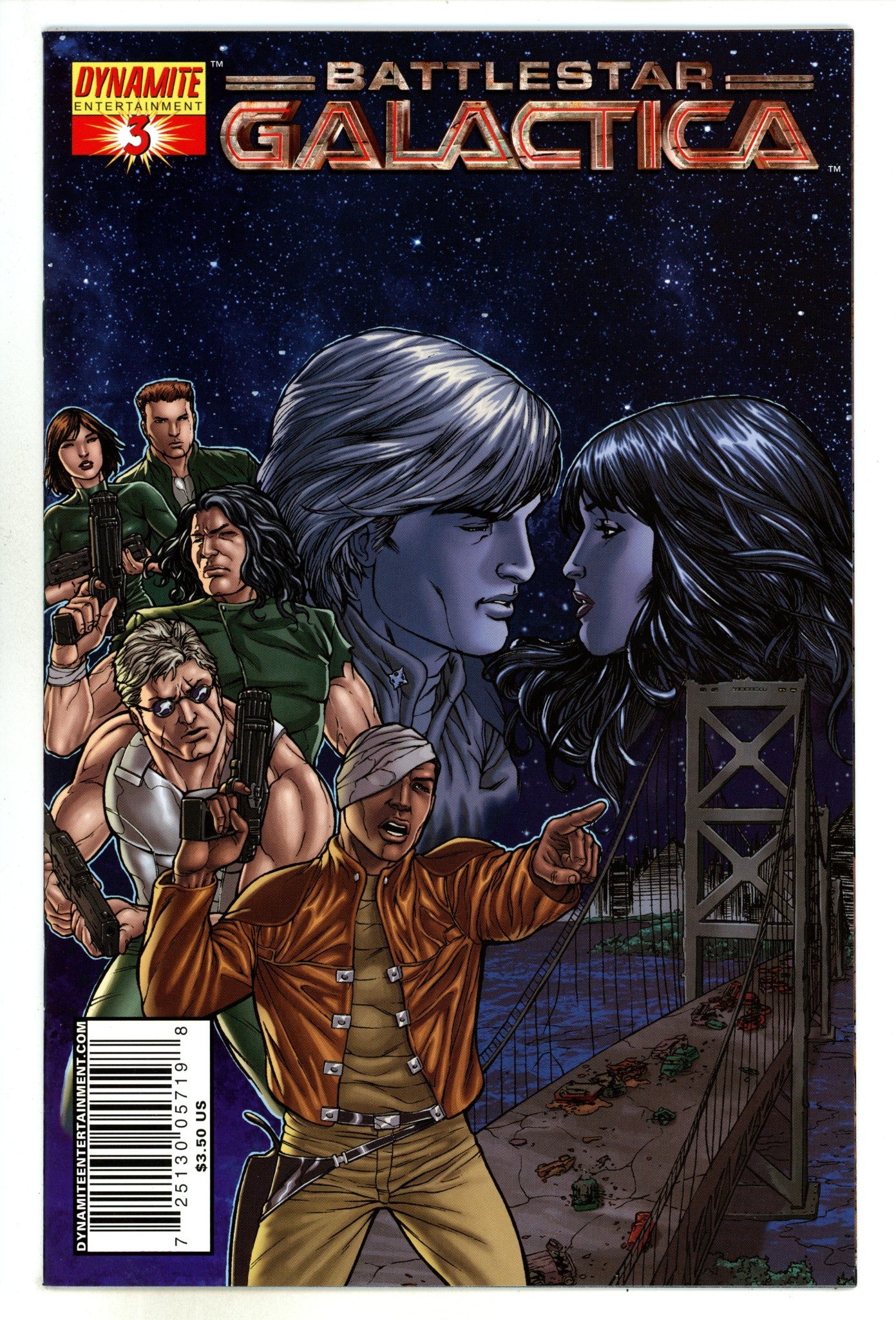 Classic Battlestar Galactica 3 High Grade (2007) Rafael Variant 