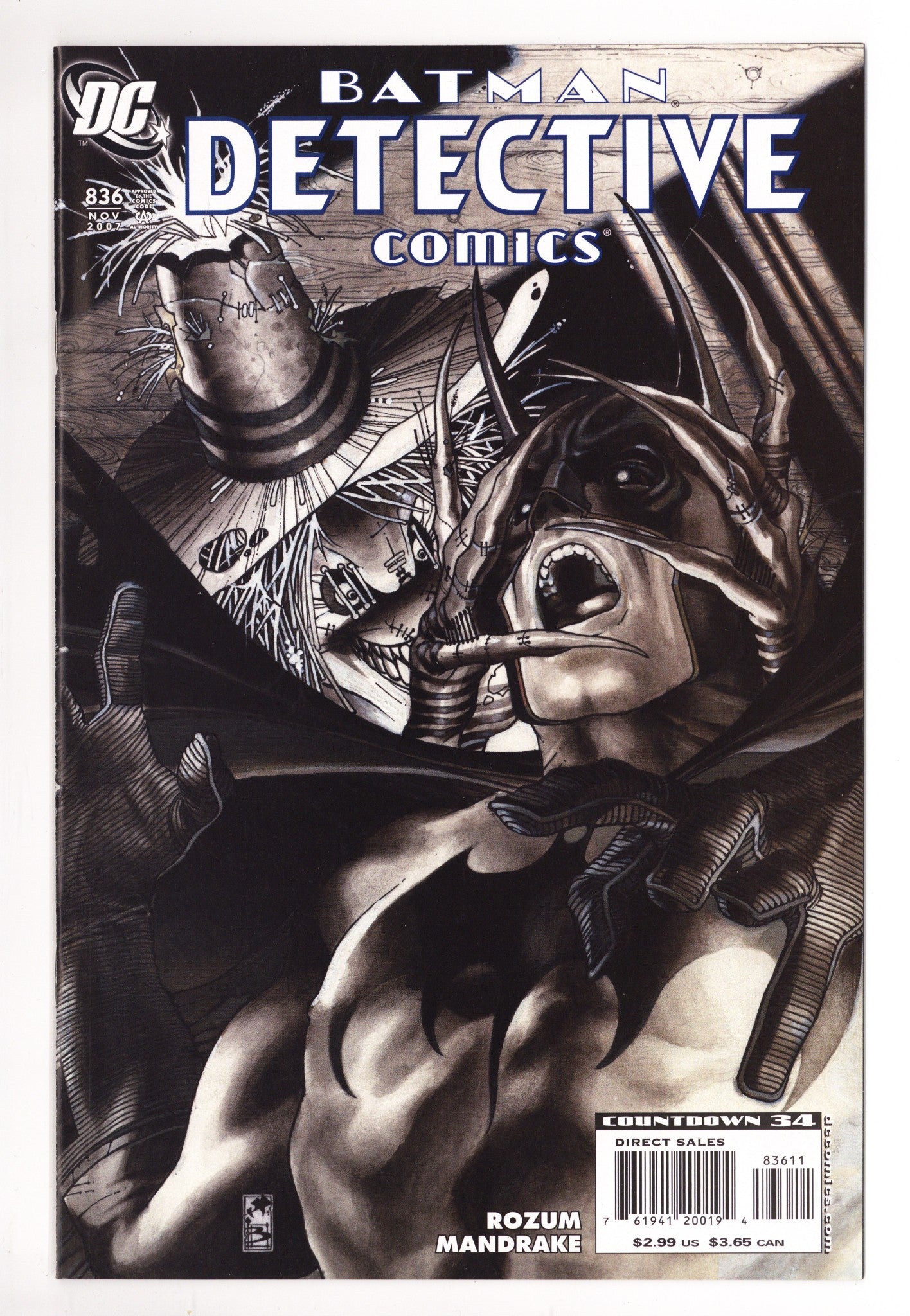 Detective Comics Vol 1 836 Mid Grade (2007) 