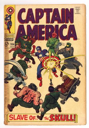 Captain America Vol 1 104 GD+ (2.5) (1968)